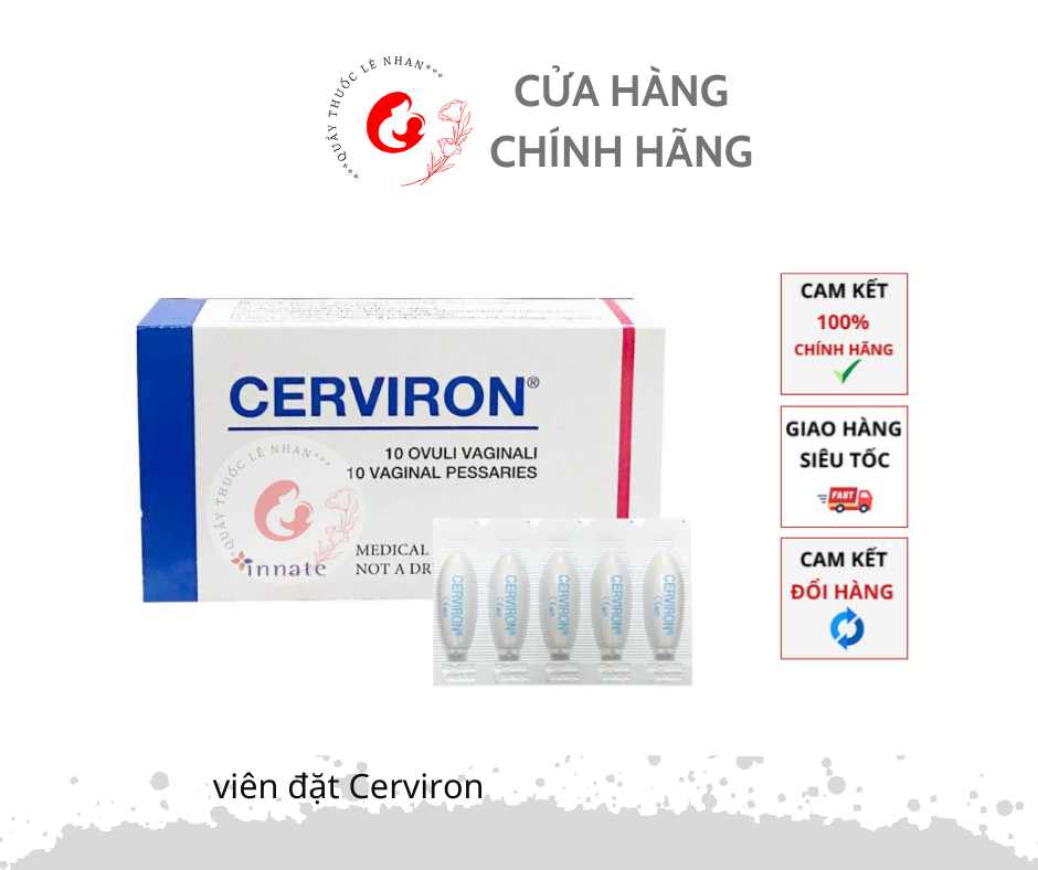 Cerviron hộp 10 viên nhập khẩu ý