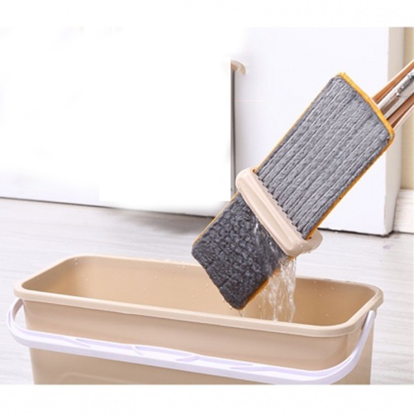 Cây lau nhà tự vắt thông minh vệ sinh nhà cửa với đầu xoay 360 độ tiện dụng Tặng thêm 1 bông lau
