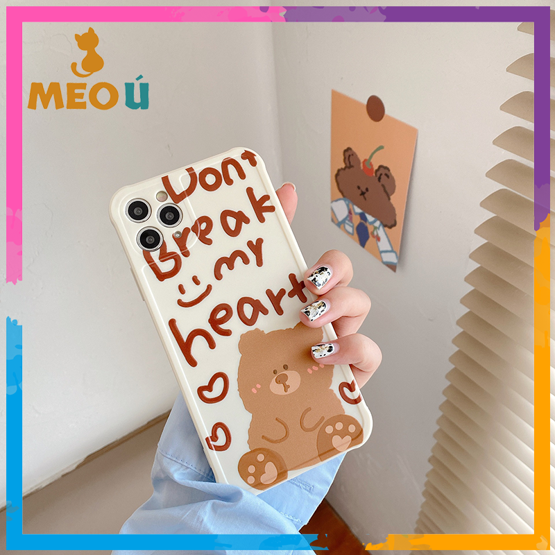 Ốp iphone gấu nâu iphone 7plus/8plus/x/xs max/11/11 pro max/12/12 pro/12 pro max - ốp iphone