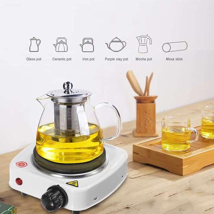 ☄♀ [Mã ELHADEV giảm 4 đơn 300K] Bếp điện mini pha cafe trà nấu nước 500W không kén nồi