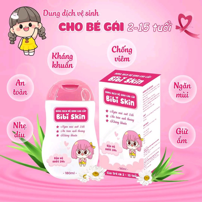 Dung dịch vệ sinh trẻ em Bibi Skin
