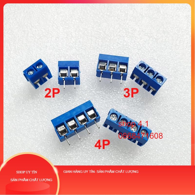 Đầu nối Domino kf301 2p 3p terminal bock chân thẳng