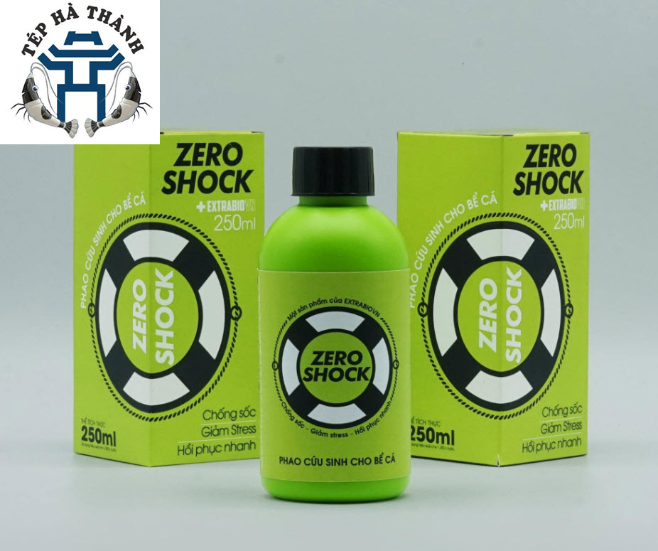 Extra bio zero shock - chống sốc, giảm stress, phục hồi nhanh cho cá cảnh, tép cảnh