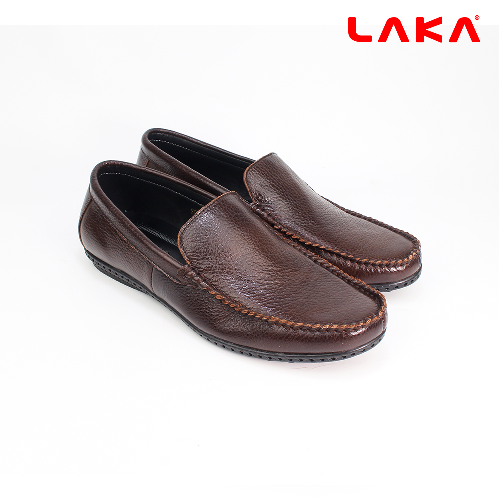 Giày lười Giày mọi Nam Thời Trang LAKA Có 2 Màu Đen Và Nâu