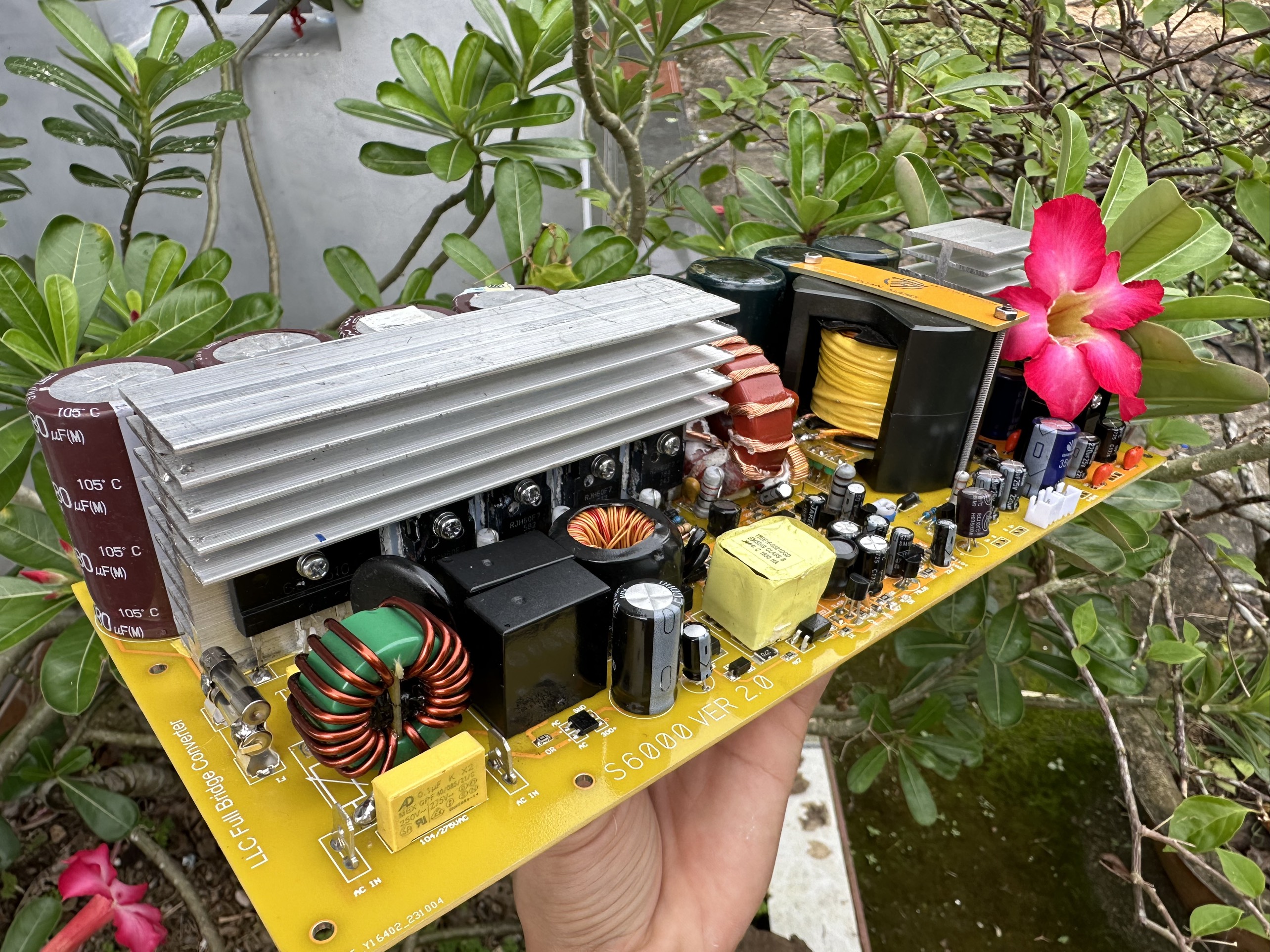 Nguồn xung llc full cầu s6000 ver 2.0 3500w rms - 7000w peak