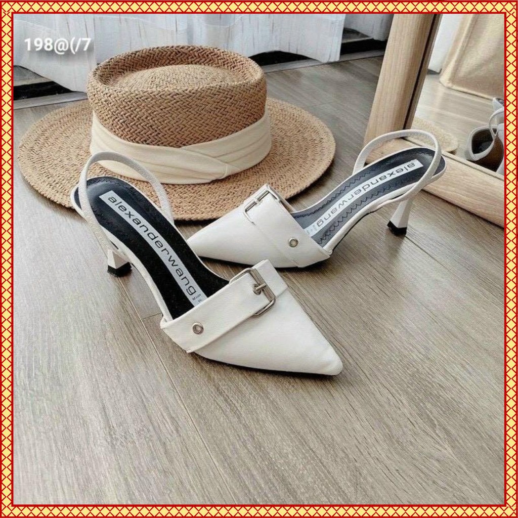 Giày gót nhọn phong cách cồn sở mã nnc45