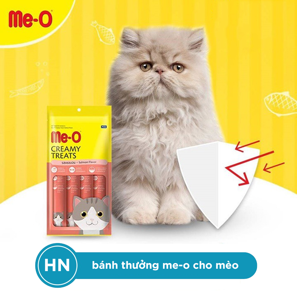 [HN] Súp Thưởng Me-O Creamy Treats Cho Mèo