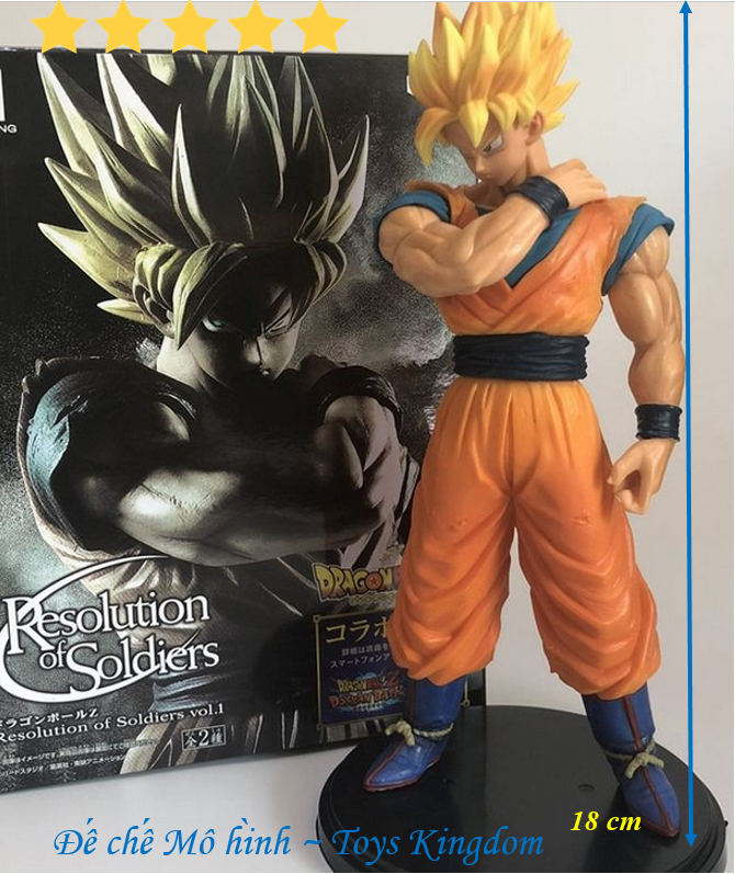 Mô hình Songoku Super Saiyan Siêu Xayda - Dragon Ball (7 Viên Ngọc Rồng) cao 18cm [FreeShip Max] [Giảm thêm 5% đơn 200k Mã LUCKY]
