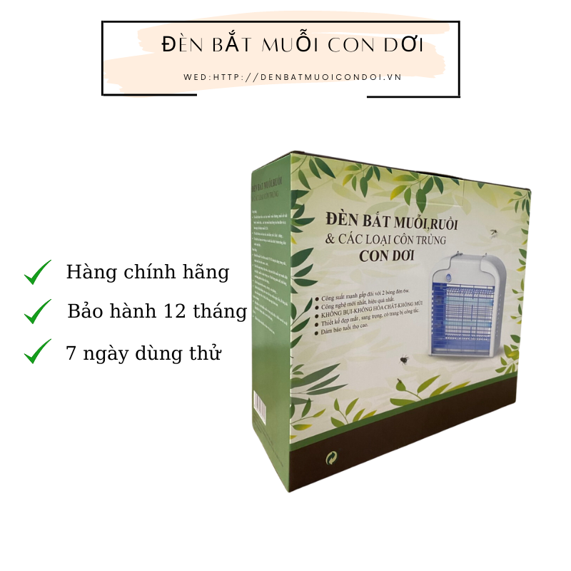 [HCM]Đèn diệt côn trùng ruồi muỗi Con dơi model CN03