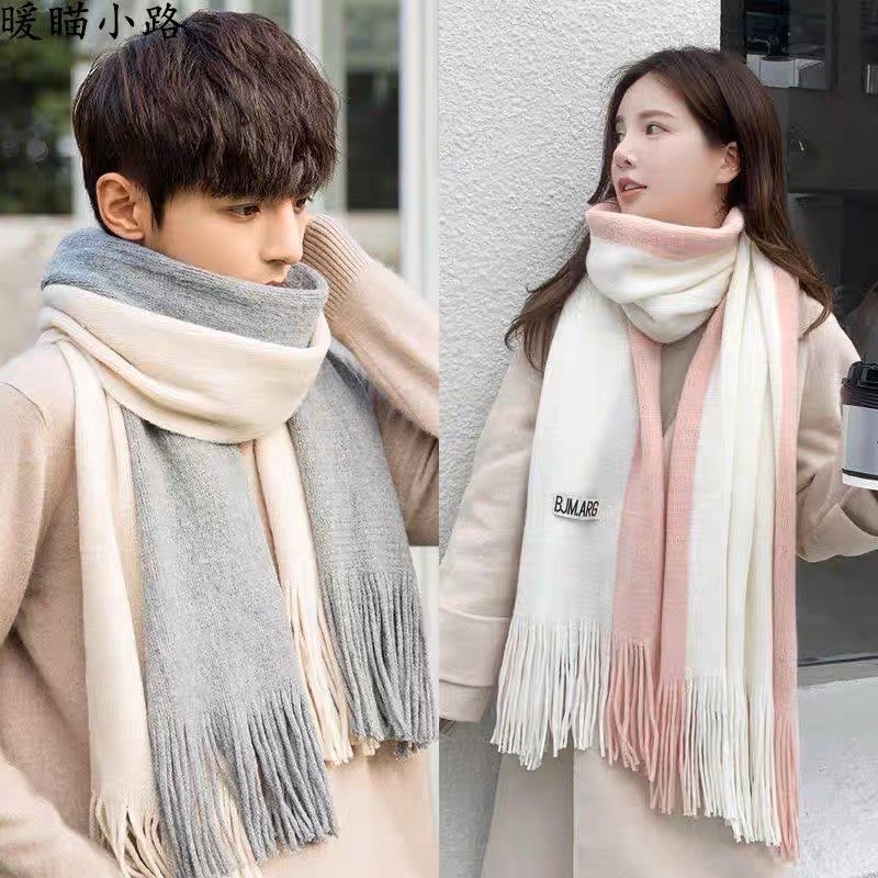 Khăn choàng cổ len hàn quốc unisex nam nữ cao cấp nhiều màu hàng đẹp - kl01