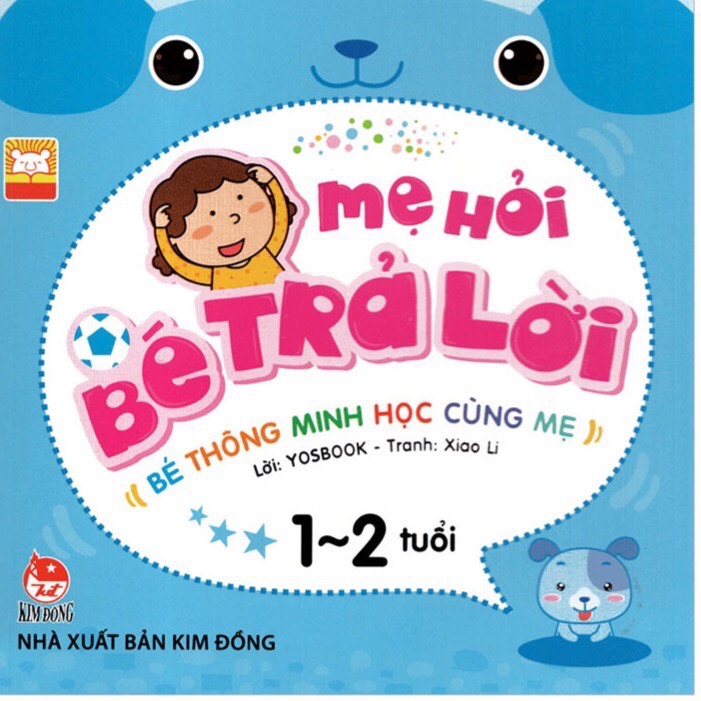 Sách - mẹ hỏi bé trả lời kim đồng: 1-2 tuổi