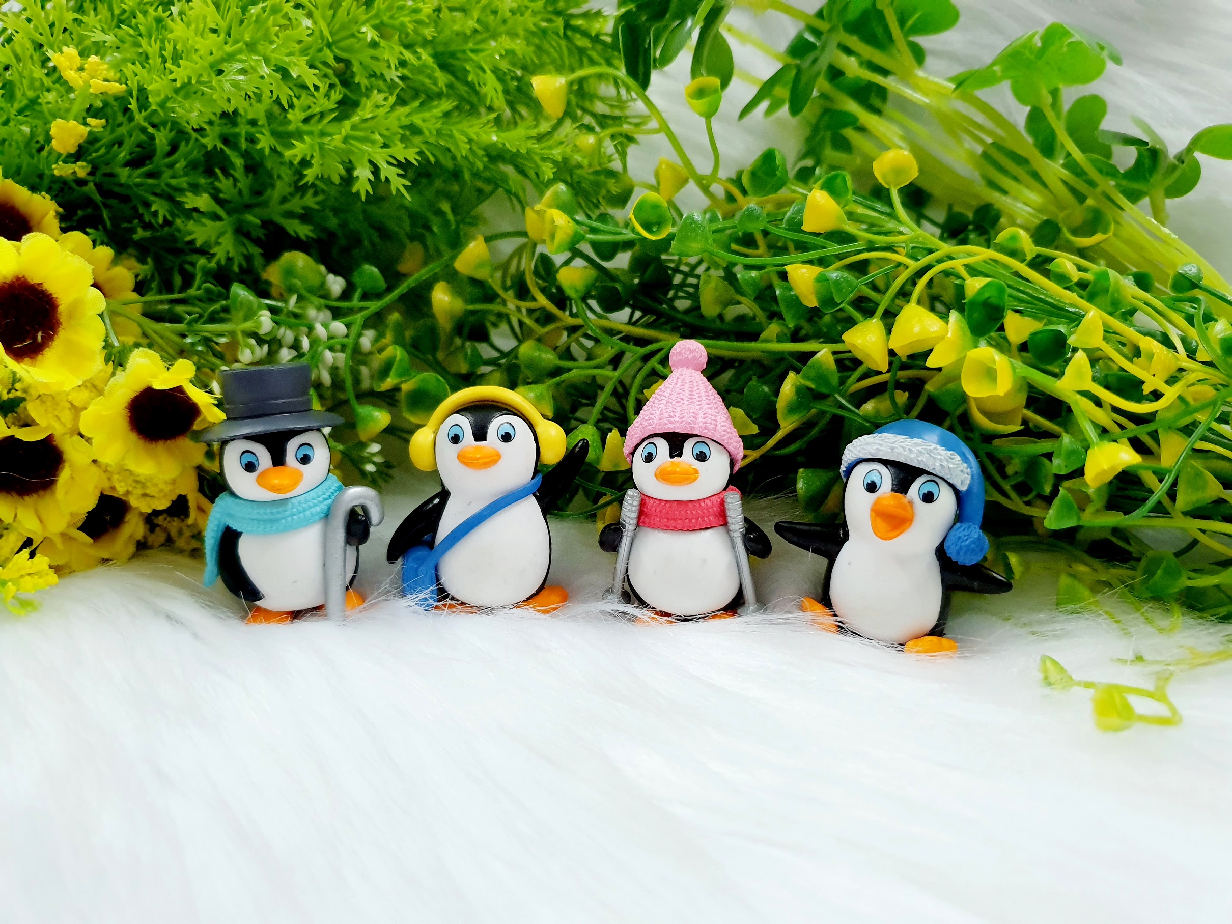 [HCM]Full set bộ 4 tượng chim cánh cụt