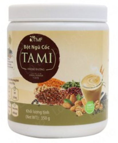 Bột ngũ cốc tami không đường hủ 350g