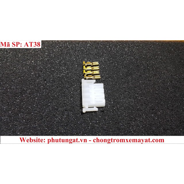 Bộ giắc nhựa passing 4 lỗ 4p-2.2 - at38