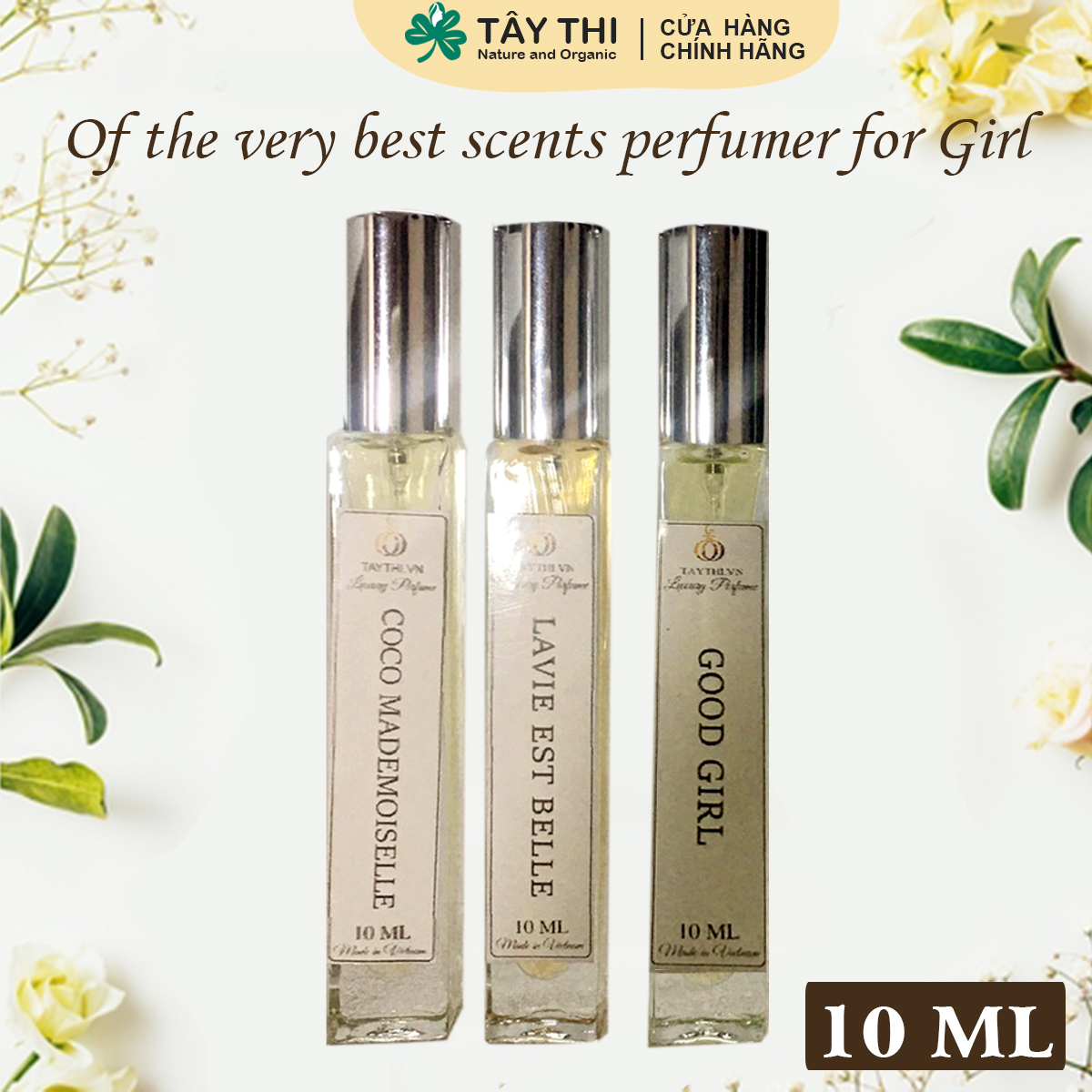 Top 3 nước hoa nữ được ưa chuộng 10ML- Good Girl, Le Lavie EstBell, Coco Mademoiselle hương thơm ngọ