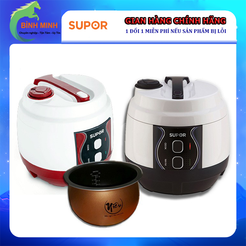Nồi Cơm Điện Lòng Niêu 1.8L 1.8 Lít Supor CFXB50YB13VN-50 - Hàng Chính Hãng (Bảo Hành 12 Tháng)