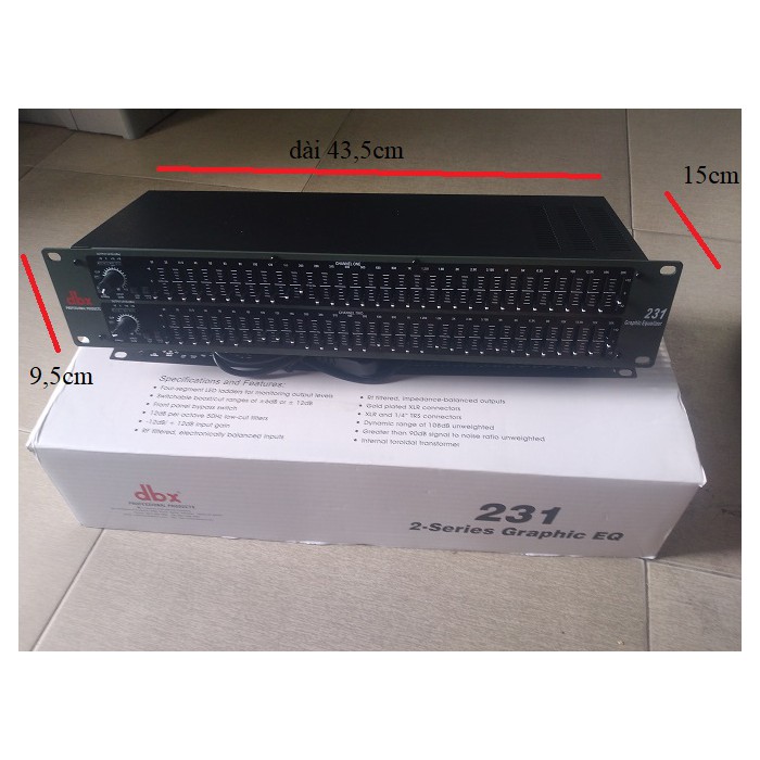 Lọc âm thanh equalizer Nanomax dbx231,dbx231s