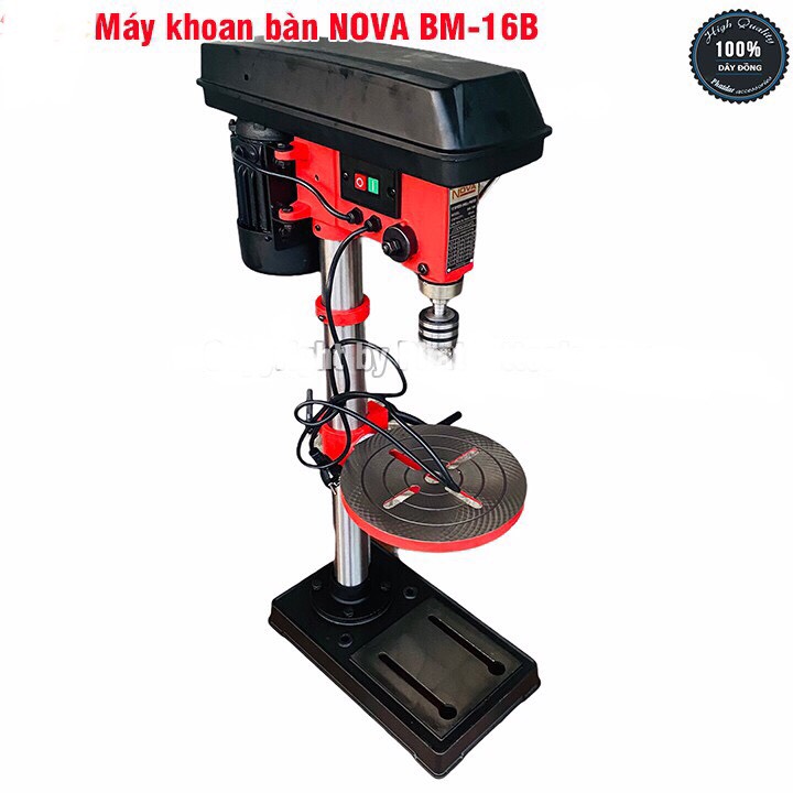 Máy khoan bàn cao cấp NOVA BM-16B vô cùng tiện dụng - bảo hành 12 tháng