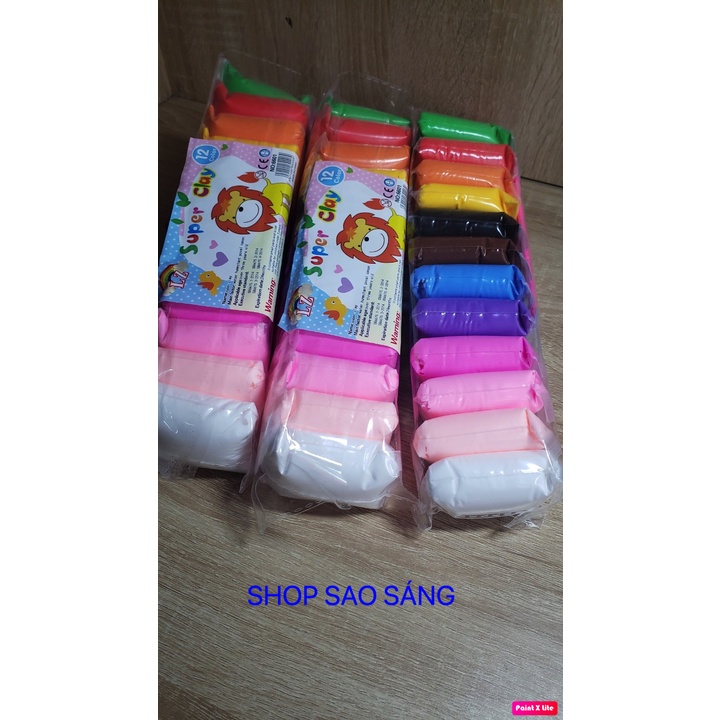 Đất sét tự khô 12 màu