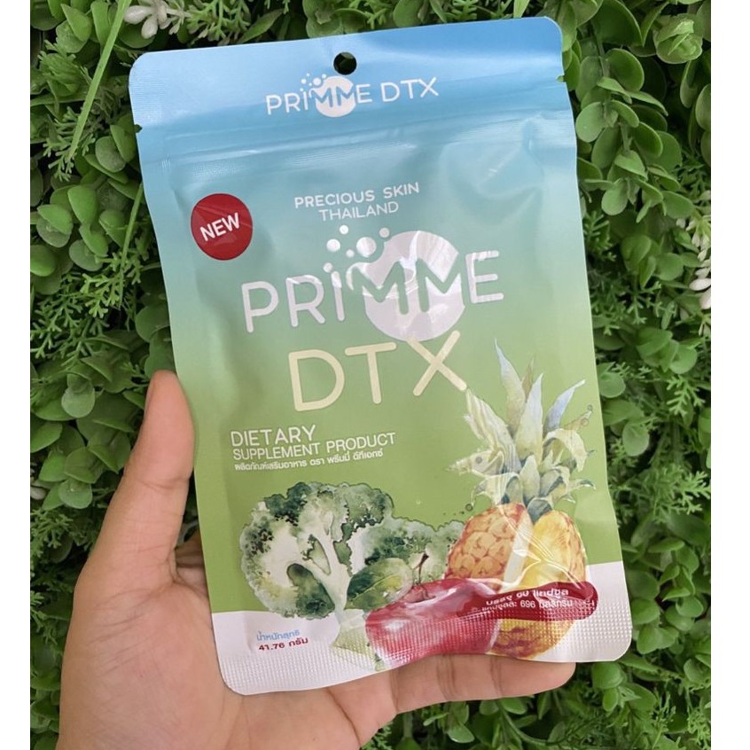 [HCM]Primme detox Trà trái cây rau củ giảm cân thái lan đẹp da mẫu mới 60 viên