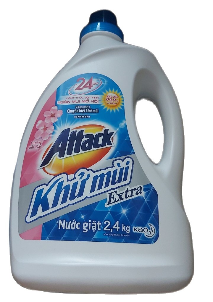 Nước giặt Attack Khử Mùi 2.4kg