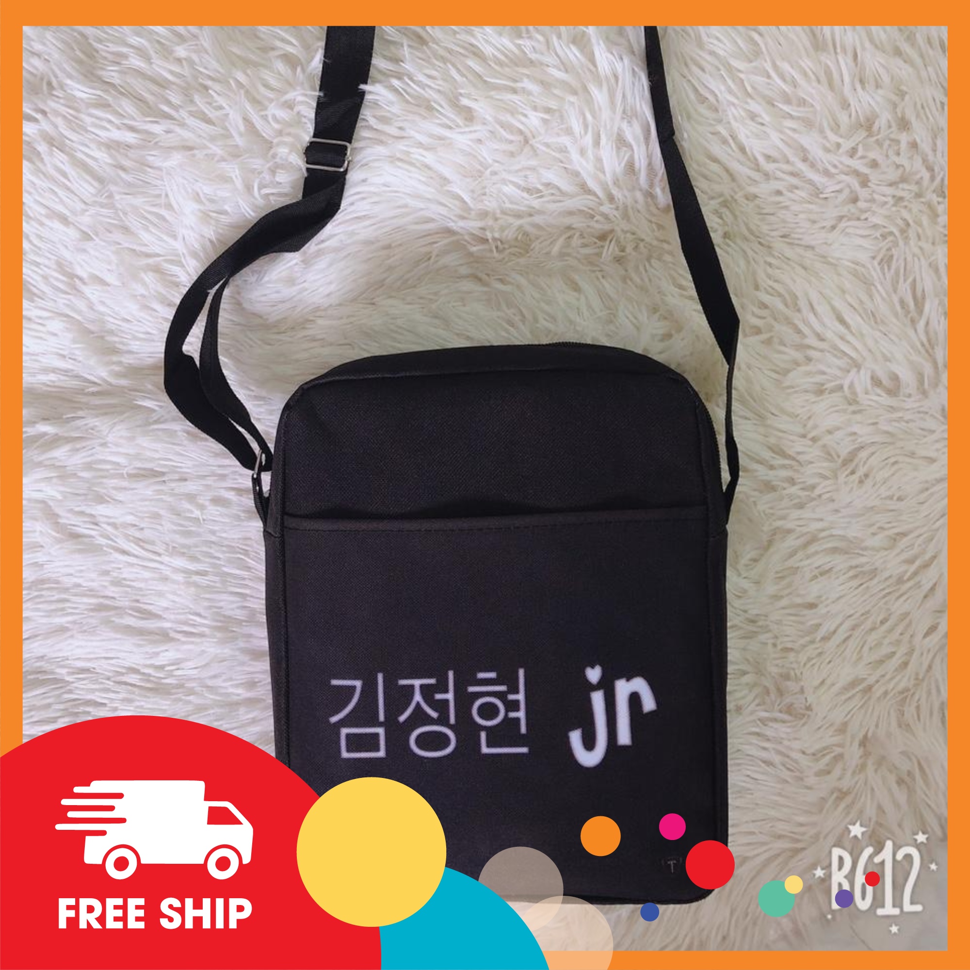 FREESHIP 10K ĐƠN TỪ 59K_ Túi đeo chéo Jr Hàn Quốc vừa ipad đi học đi chơi BWSTORE