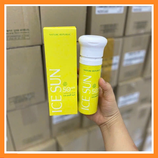 Kem Chống Nắng Ice Puff Sun Nature Republic SPF 50 PA+++ 100ml
