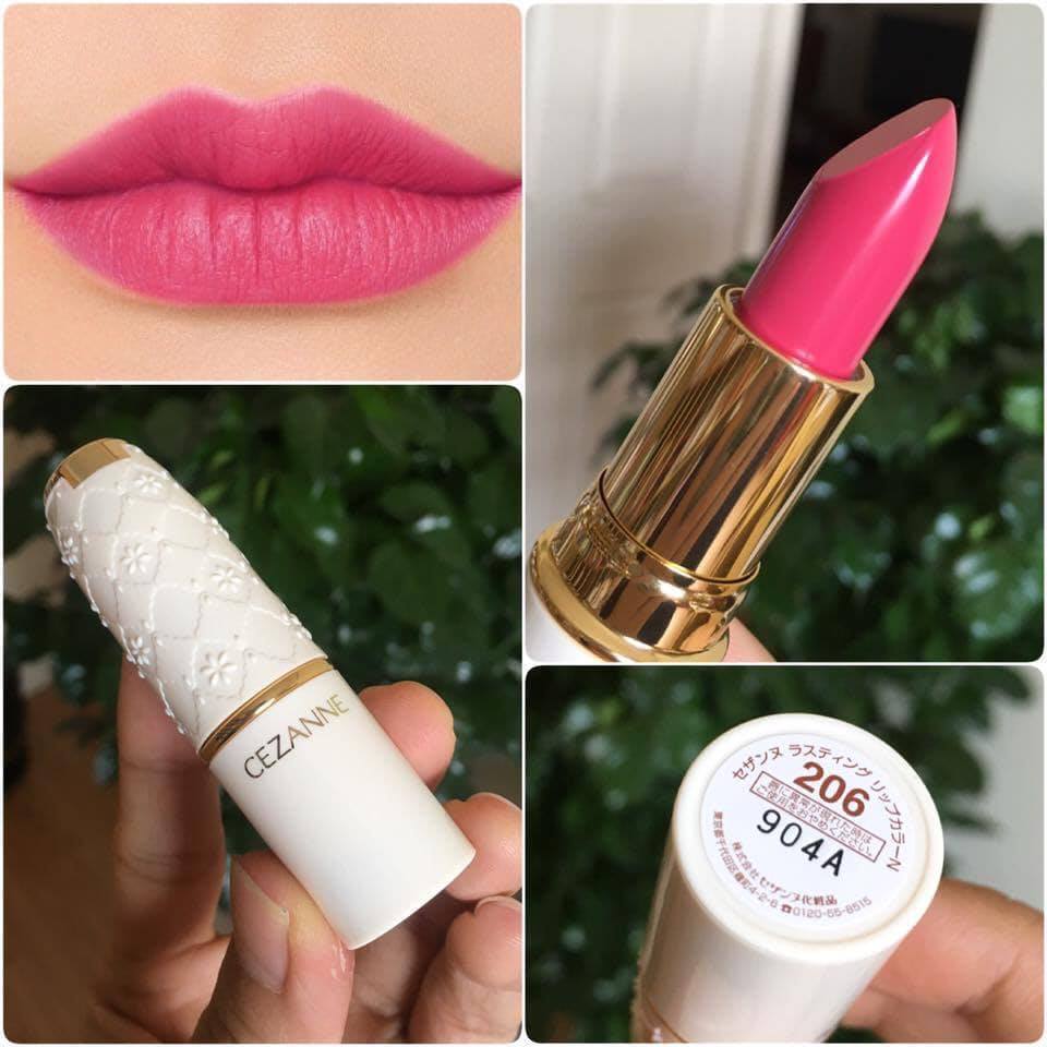 [Nhật Auth] Son Màu Không Chì Nhiều Dưỡng Cezanne Nhật - HD Store