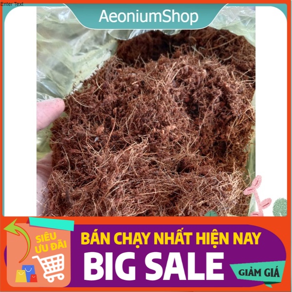 500gr sơ dừa sợi trồng cây cảnh, sen đá, xương rồng
