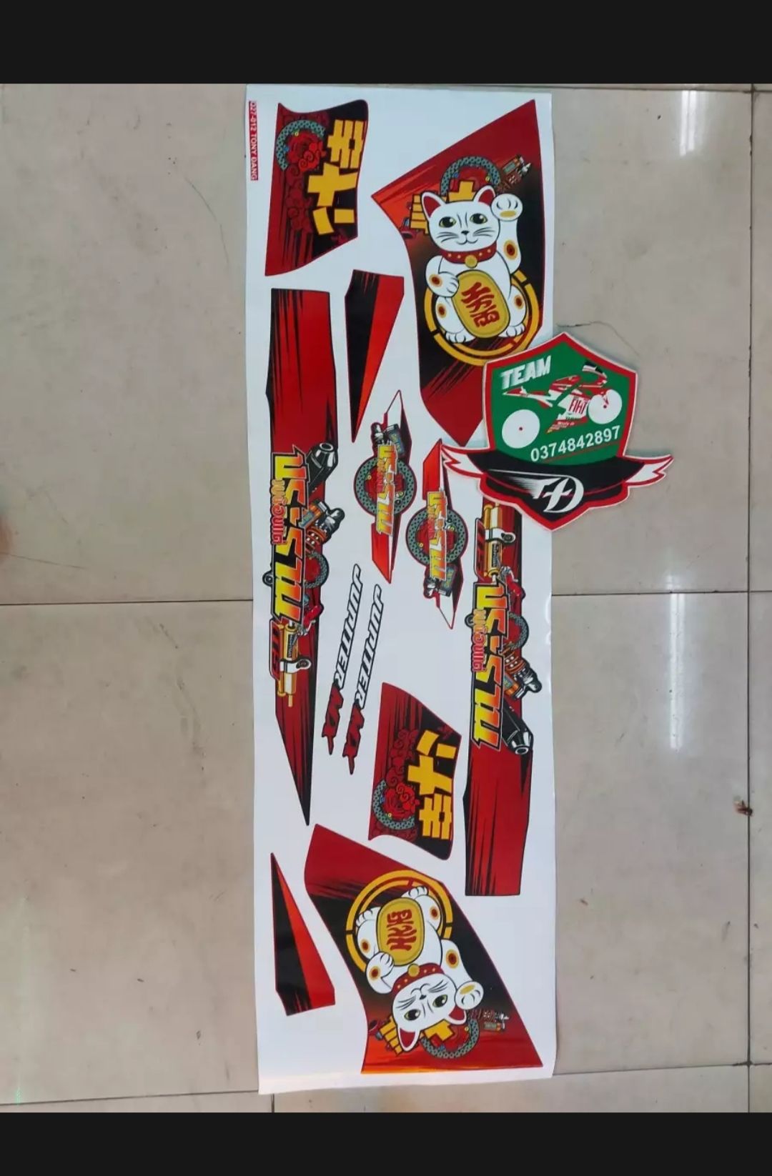 Tem rời jupiter mx r v z mẫu mèo thần tài
