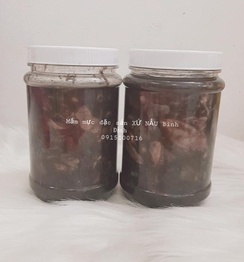 MẮM MỰC ĐẶC SẢN XỨ NẪU BÌNH ĐỊNH 500GR×2