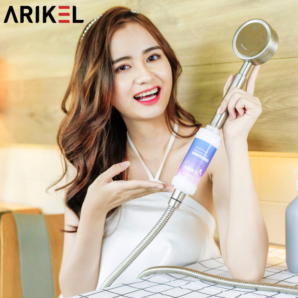 Lõi lọc nước vòi sen Hàn Quốc/ Lõi Lọc Nước Gắn Lắp Tại Vòi Sen Arikel Shower Filter | Làm Sạch Nước Máy | Tắm | Phù Hợp 100% Vòi Sen Tắm | Dưỡng Da