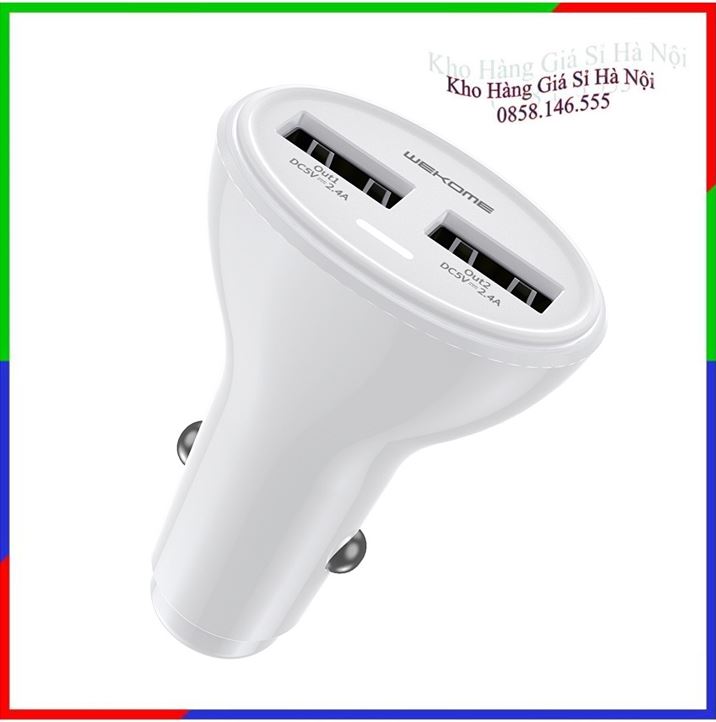 Tẩu sạc ô tô, xe hơi wk - C22 ( 2 usb nhỏ )