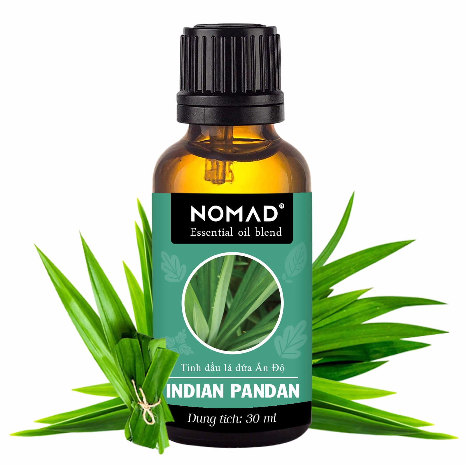 Tinh Dầu Thiên Nhiên Lá Dứa Ấn Độ Nomad Essential Oil Blend - Indian Pandan