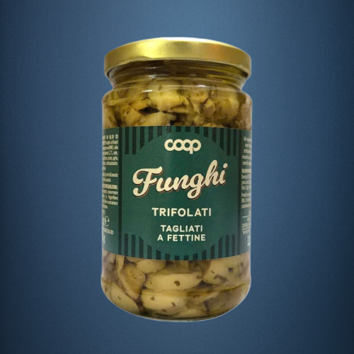 COOP - Lọ XANH FUNGHI 285gr - NẤM MỠ Ý NGÂM DẦU HƯỚNG DƯƠNG Champignon Mushroom In Sunflower Oil