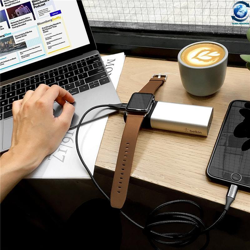 Pin sạc belkin 2 trong 1 valet charger™ power pack 6700 mah for apple watch + iphone - f8j201bt