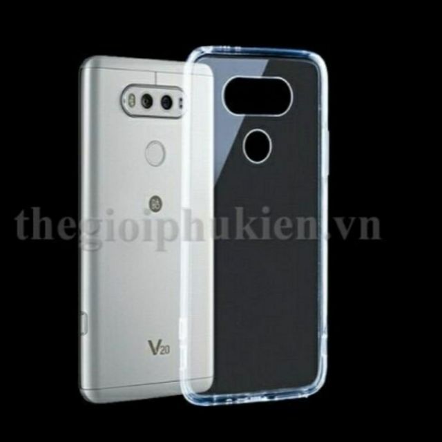 Ốp lưng+kính cường lực LG V20 silicon dẻo trong suốt siêu mỏng 0.5mm123123