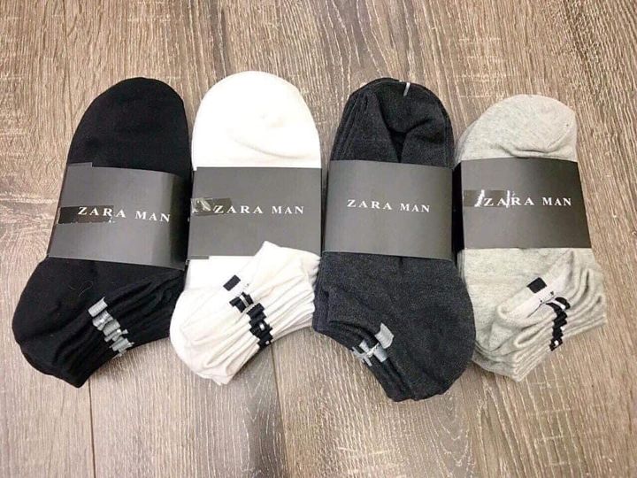 Set 5 đôi tất ngắn cổ puma - tất chống hôi - tất chơi thể thao 4 mùa