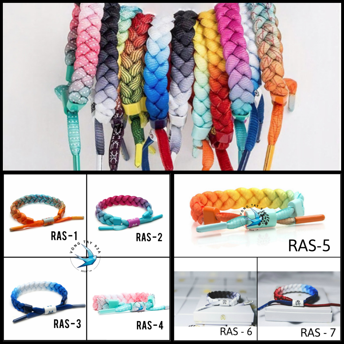 VÒNG ĐEO PHONG CÁCH RAS GIÁ RẺ [FULL BOX]