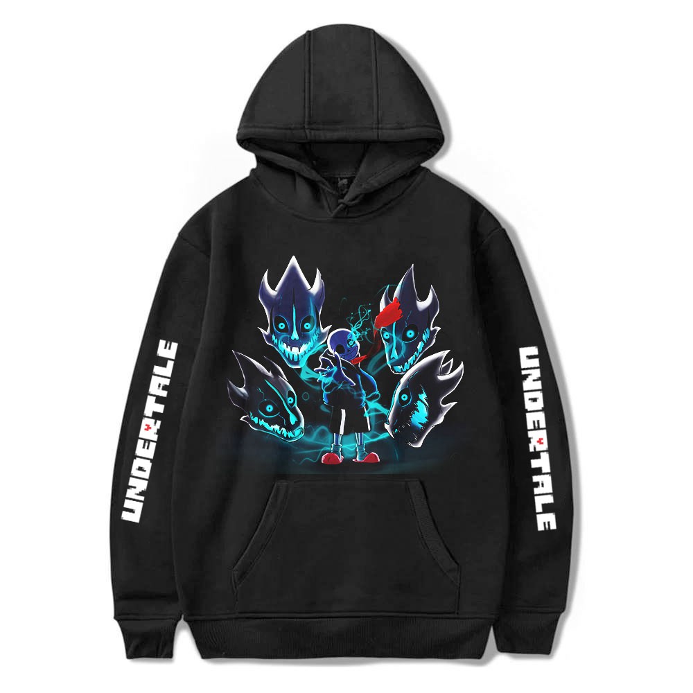 BST Áo Hoodie game Undertale Sans cực HOT - có size trẻ em + Tặng kèm áo thun + khẩu trang sans đi kèm