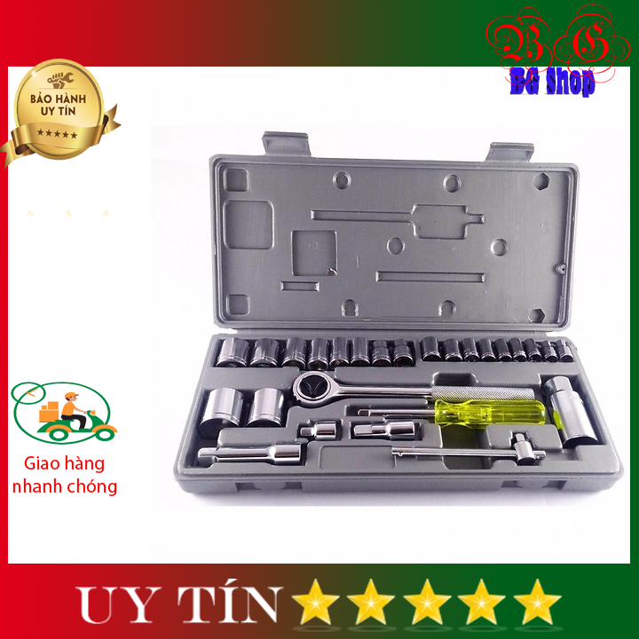 Bộ dụng cụ sửa chữa 40 món giúp sửa chữa đồ dùng nhanh chóng- Bộ dụng cụ sửa chữa cầm tay gia đình