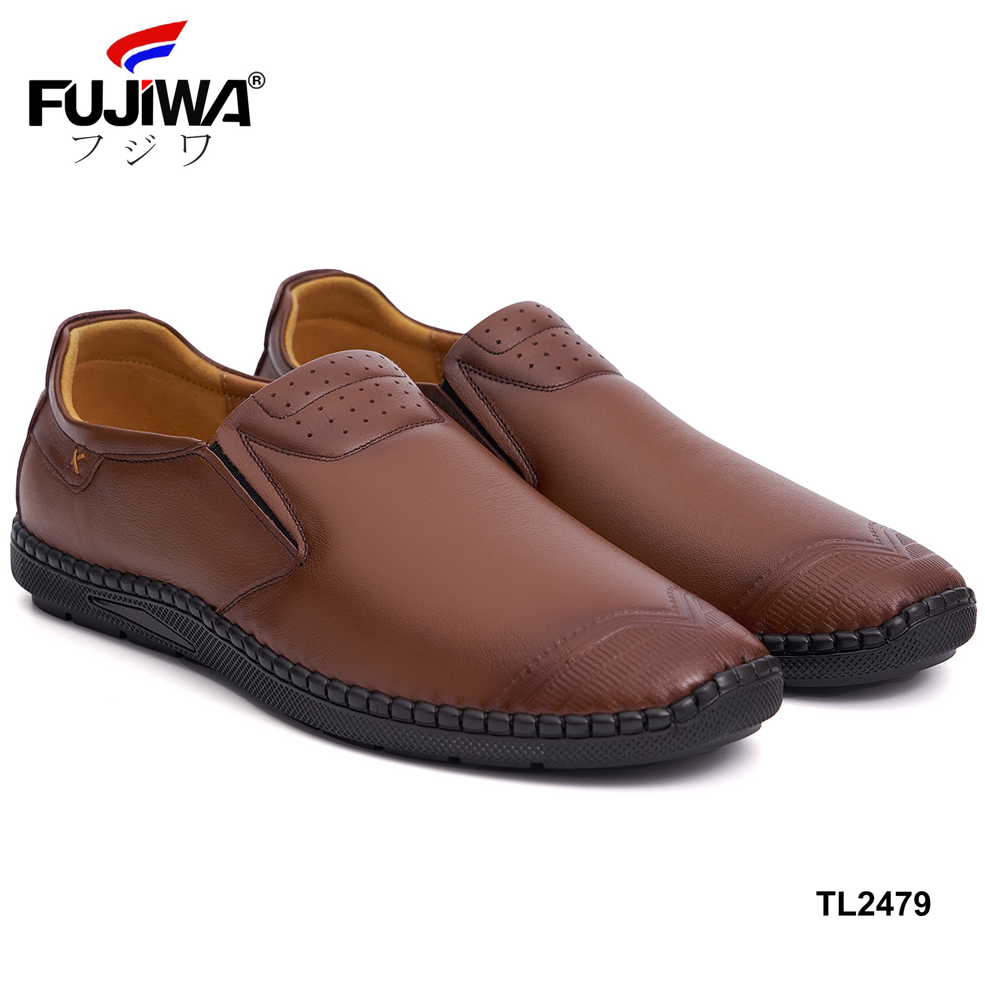 Giày lười nam da bò fujiwa - tl2479. lót giày rất êm chân. được đóng thủ công . size: 38, 39, 40, 41, 42, 43