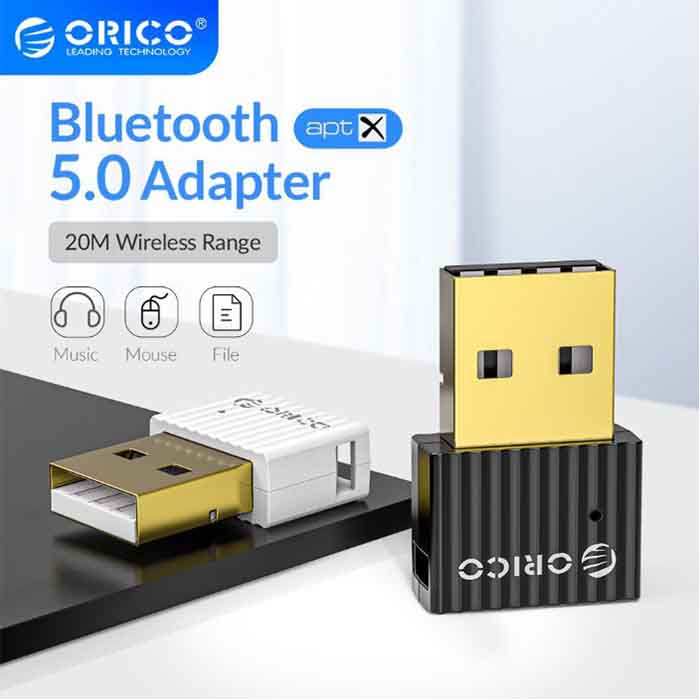 USB Bluetooth 5.0 ORICO BTA-508 –  – Hỗ trợ máy tính kết nối Bluetooth với Thiết bị khác