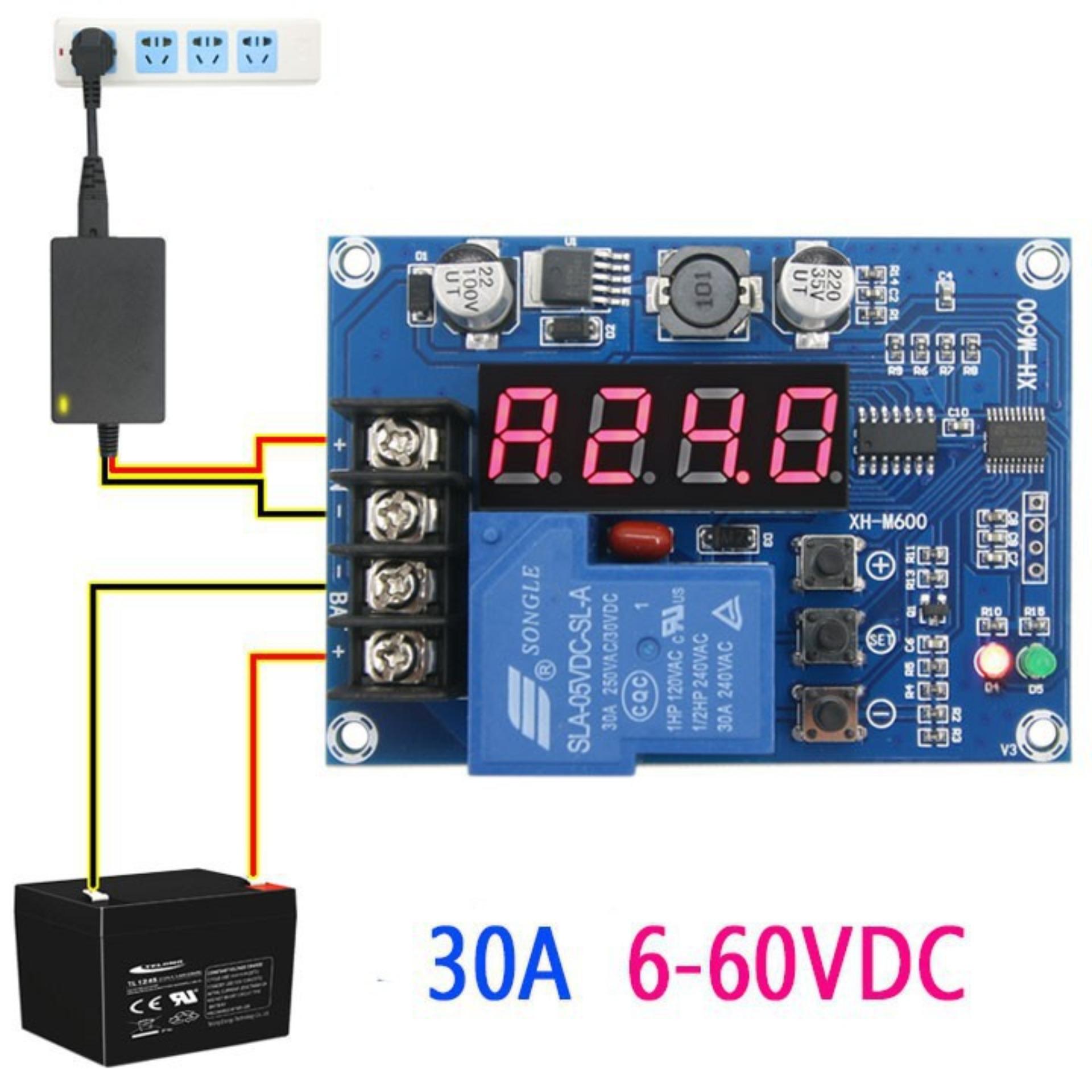 Mạch sạc bình ắc quy 6- 60vdc 30a có bảo vệ