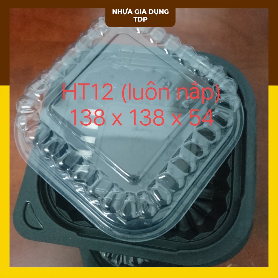Lốc 50 Hộp HT12 đựng xôi, bánh bao, bánh mì ...
