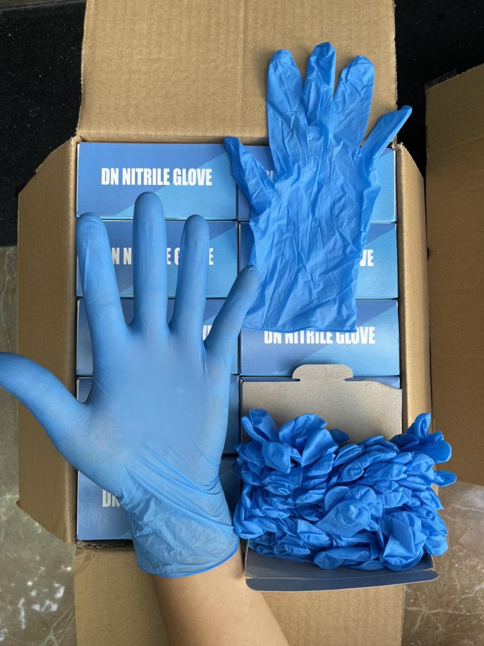 Găng tay y tế nitrile-dn99 glove thùng 10 hộp