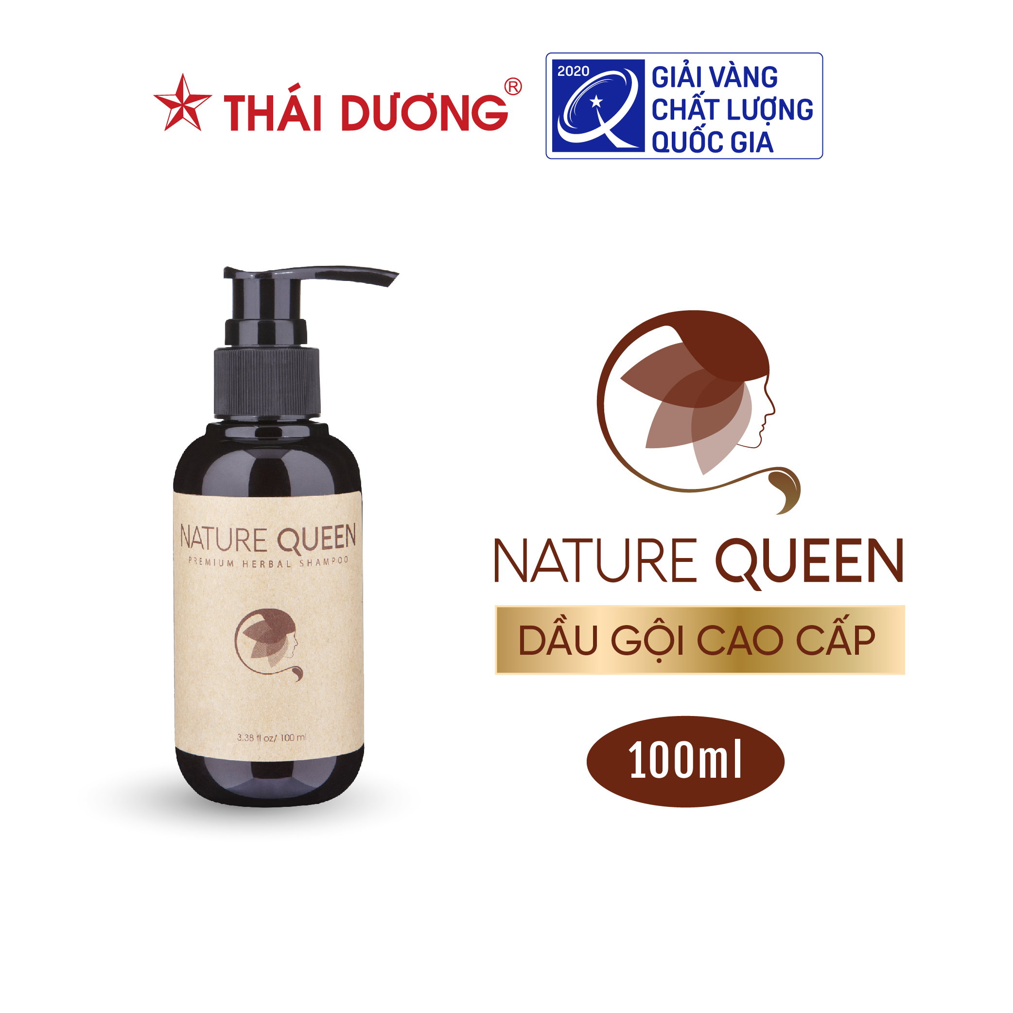 Dầu Gội Thảo Dược Nature Queen 100Ml - Sao Thái Dương