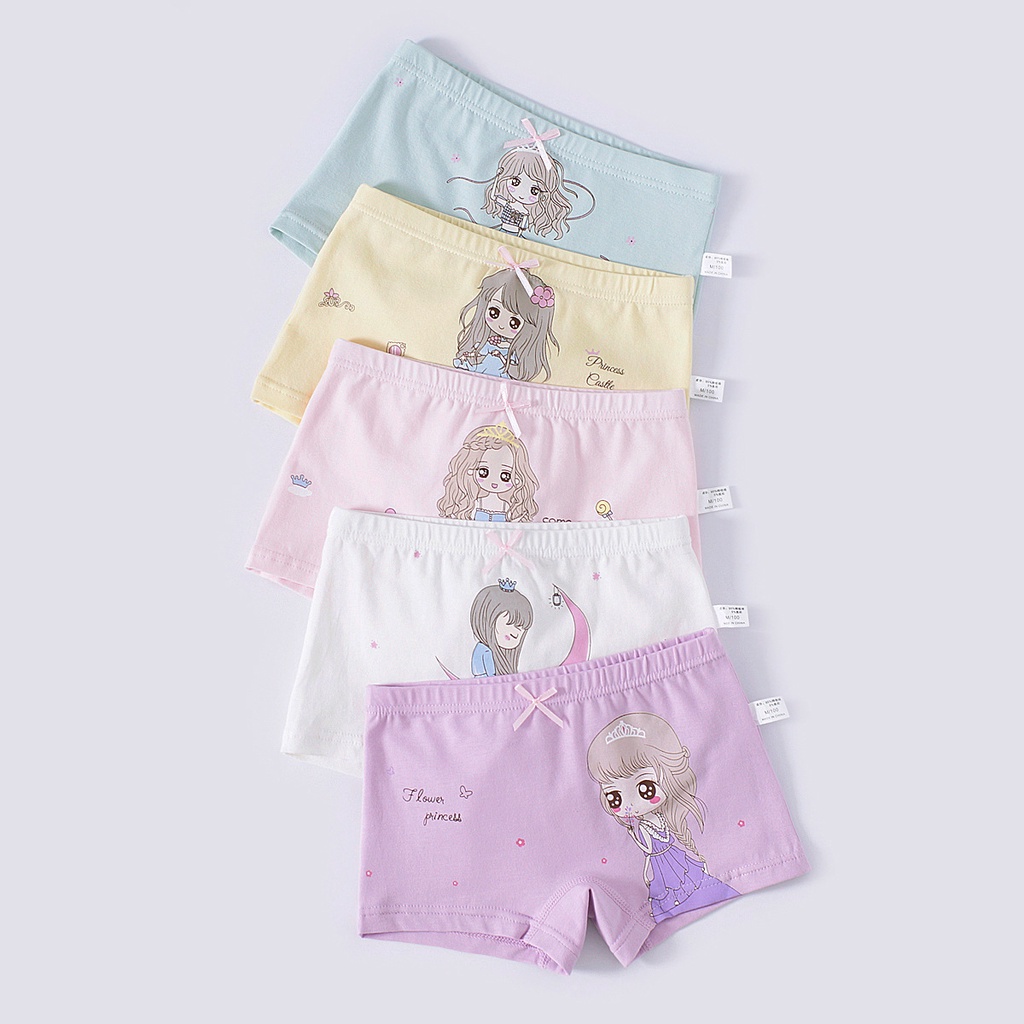 Quần chip bé gái xuất dư quần lót đùi trẻ em cotton cao cấp mềm mại thoáng mát