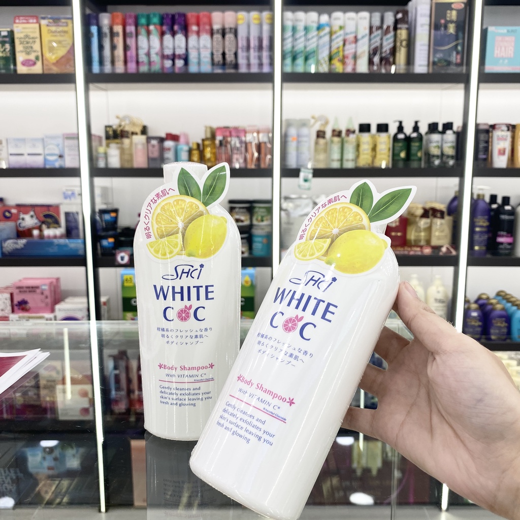 Sữa tắm shci dưỡng sáng da white cc body shampoo 360ml