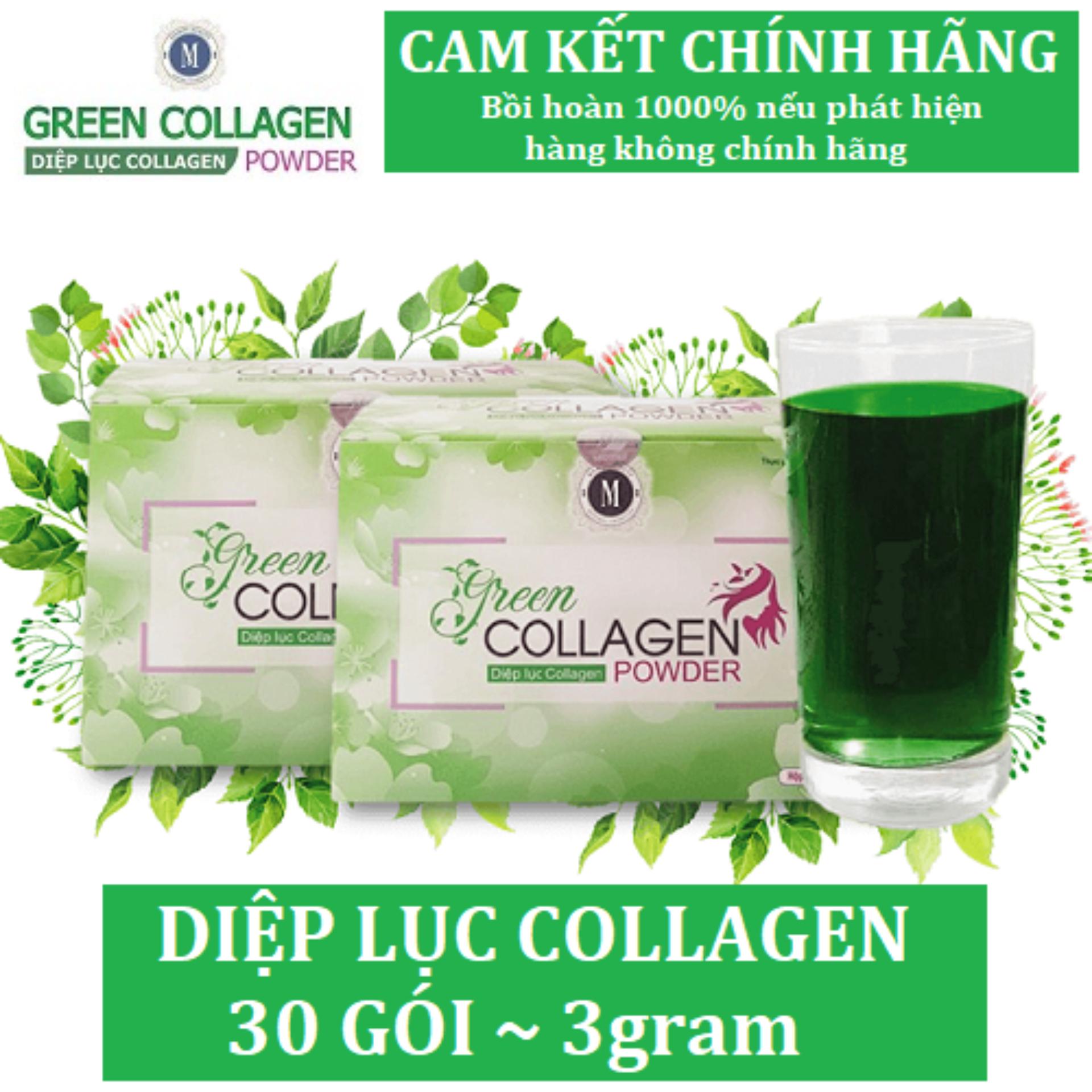 Diệp Lục Green Collagen  (Giá Sỉ) temp cào